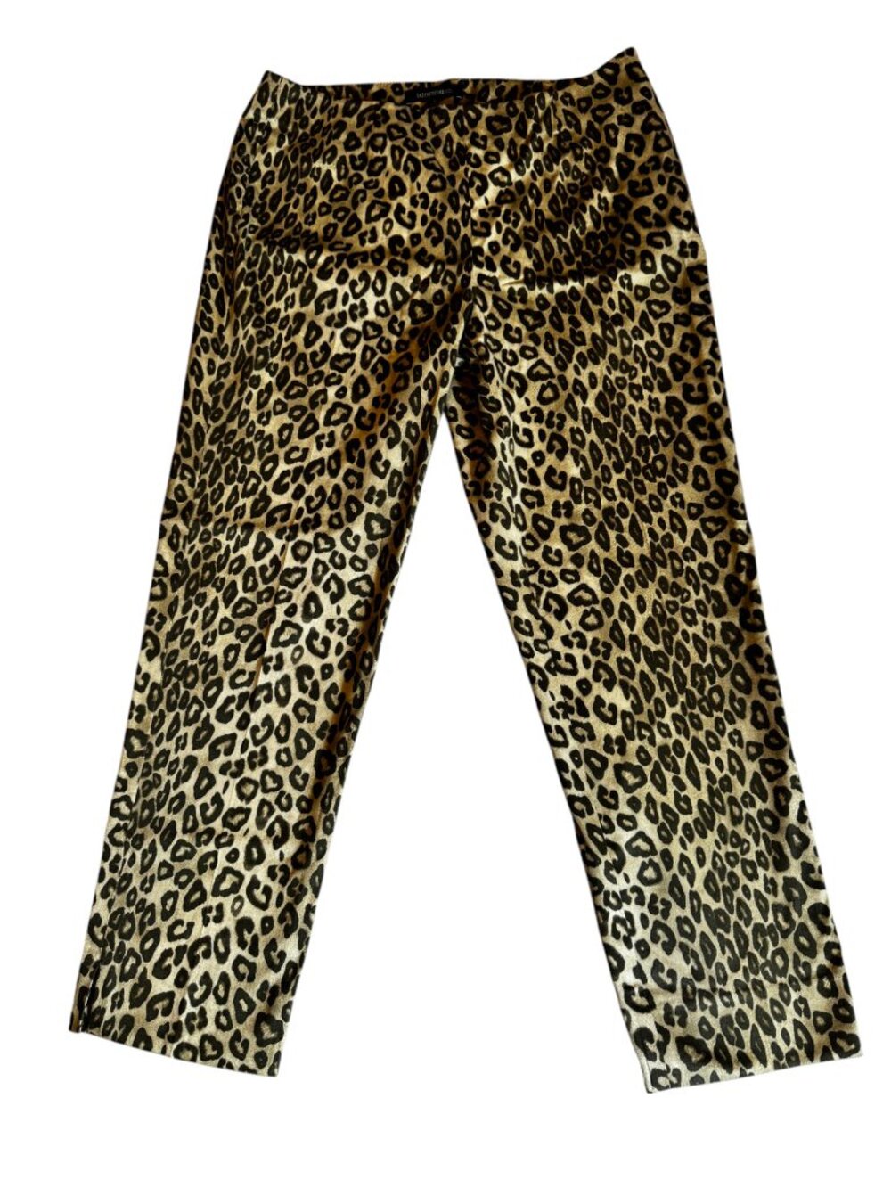 LAFAYETTE 148 New York Green Animap Print Straight Leg Pants Size 4